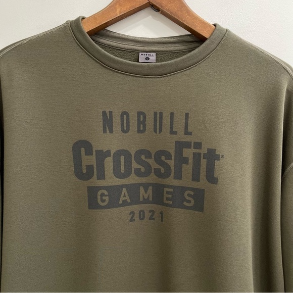 Nobull CrossFit Games 2021 Sweatshirt Army Green Size Large - Picture 4 of 10
